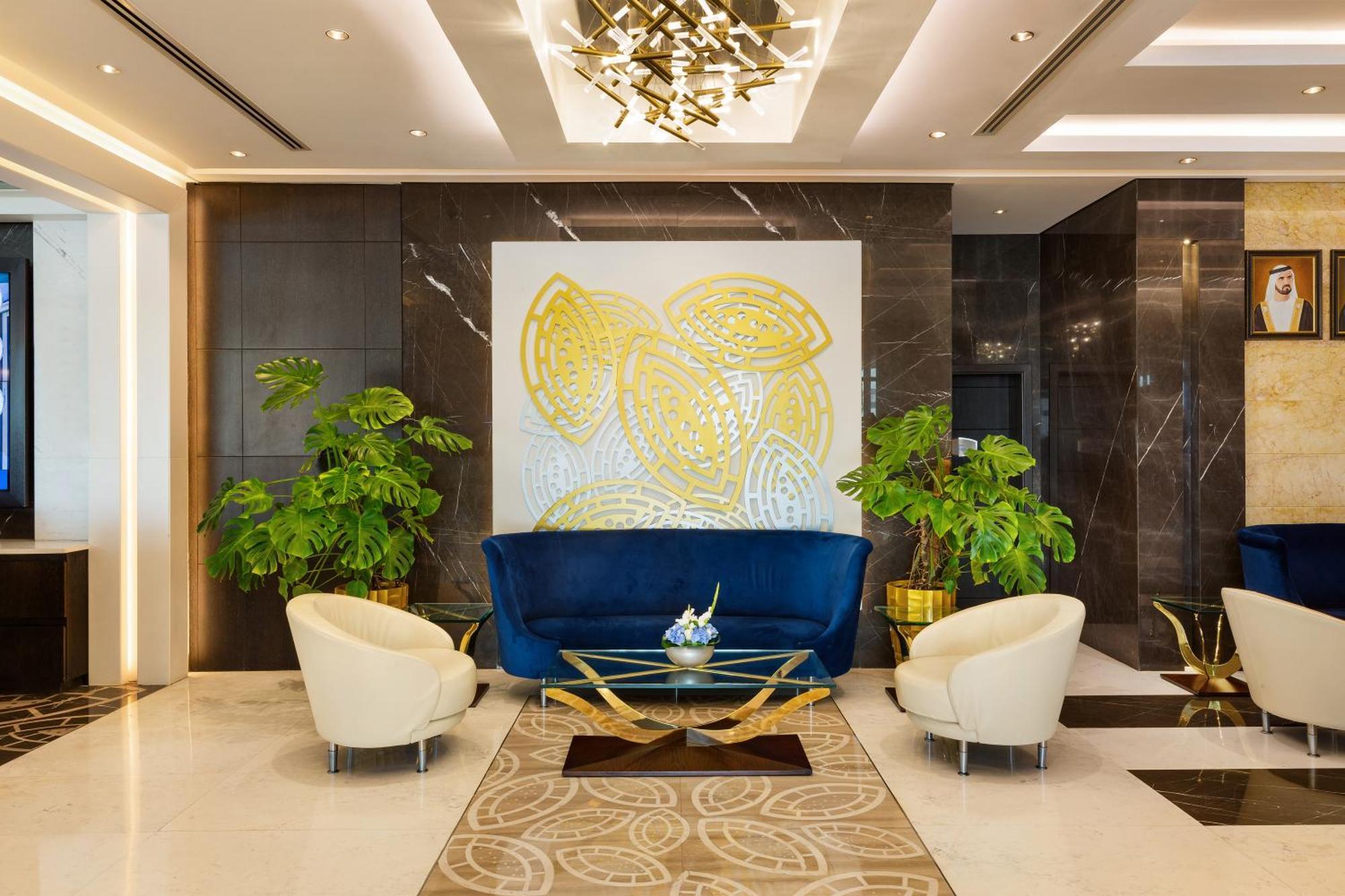 Royal Continental Suites Business Bay - Deluxe Apartments Dubaï Extérieur photo Lobby